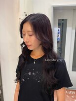 ヘアアンドメイク シークネクスト(HAIR&MAKE SeeK NEXT)&nbsp;ラベンダーグレージュ/艶カラー