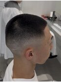 men's/メンズ/刈り上げセンターパート/リバースセンターパート