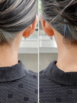 ブルースタジオ(BLEUE STUDIO.)の写真/【後ろ姿まで360°似合わせ】うなじを整えて、洗練された後ろ姿へ