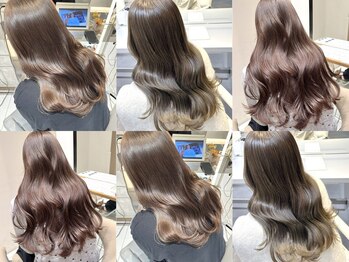 バロック(BAROQUE)の写真/【ブリーチなしダブルカラーで一気に垢抜け！】ダメージレスで艶がある髪でワンランク上のスタイルに◎