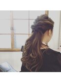 くるりんぱハーフアップ