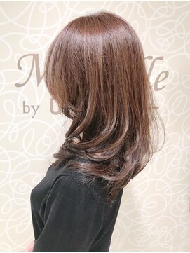 代30代40代50代ラウンドcカーブカット ロングレイヤー L ミッシェル 目黒品川店 Michelle By Afloat の ヘアカタログ ホットペッパービューティー