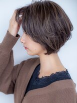 オースト ヘアー ステラ 新宿店(Aust hair Stella)&nbsp;マニッシュショート☆ナチュラルハイライト×グレージュ　K