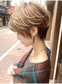 30、40代にオススメ☆シャンパライト×絶壁解消ショート