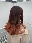 ☆グラデーションチェリーレッドカラースタイル☆