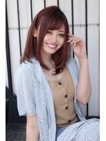 アンビエンテ(ambiente)&nbsp;ブラウン　ストレート　耳掛け【坂根】