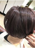 脱白髪染めハイライト