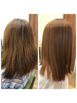 ヘアーグラン(Hair Gran.) 縮毛矯正施術例