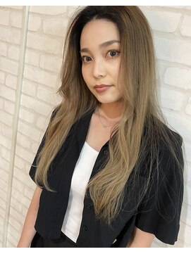 ココテラス(coco terrace) 海外ヘア/外国人風ブロンドベージュ/ミクルクティベージュ