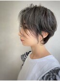 #シャドウルーツ#大人ショート#モノトーン