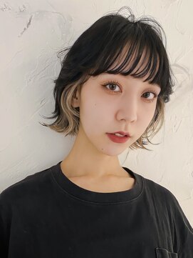 ボコカ(bococa) インナーカラー×ボブ