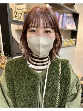サンド 表参道(sand) 表参道ブリーチインナーカラーダブルカラーピンクベージュ