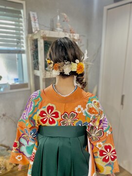 ベルトオブヴィーナス(Belt of venus) 【袴ヘア】サイド編みおろし