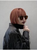 オレンジレッド/レッド/赤髪/暖色