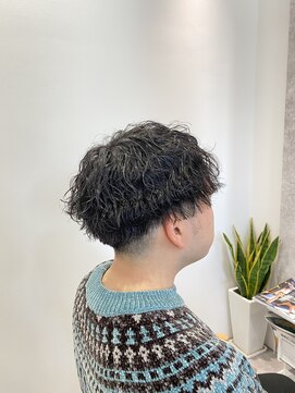 カットストゥディオス 草津店(cut studios) 【滋賀メンズパーマ】波巻きパーマ