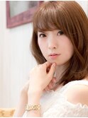 切りっぱなしボブ/美髪/ピンクブラウン[ショートカット/浦和]