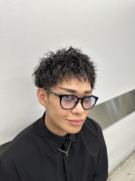 ライズ 渋谷店(RISE) 【メンズショート】短髪パーマ!刈り上げ