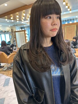 ロンド パルティール 大宮(Lond partir) ぱっつん前髪×ロングレイヤースタイル