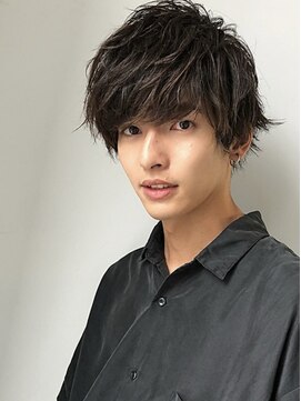 シルクレイ 高田馬場(Silk-lei) ♪スーツ束感黒髪メンズアッシュブラック20代30代40代高田馬場