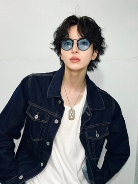 リア 大阪梅田(Ria) ～メンズ　メッシュ×パーパスパーマ～ 【Ria 大阪 梅田】