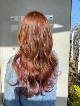 ヘアサロン ワンワールド(Hair Salon One World) ポイントピンクレイヤー