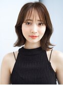 20代30代大人かわいいナチュラル暗髪ゆるめパーマヘア