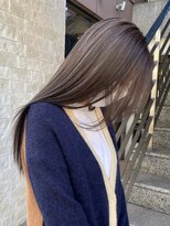 【Lomalia表参道】グレーベージュ/グレージュ/シアーカラー