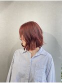 秋カラー×切りっぱなしアレンジヘア