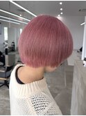 コーラルピンクカラー10代20代ピンクカラー