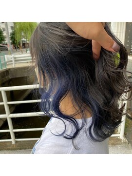 ベレッタ ネヤガワ(veretta. neyagawa) イヤリングカラー/インナーカラー/パープル/ネイビー/ブルー