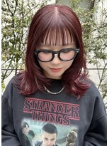 ココ 原宿(KOKO)&nbsp;ミディアムレイヤー/チェリーブラウン/美髪