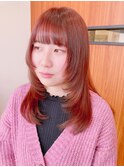 レイヤー×ストロベリーピンク