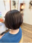 大人かわいい、フェミニンボブ