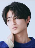 センターパートニュアンスパーマ韓国カルマパーマコンマヘア