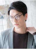アップバングアースカラー大人メンズショートY南越谷