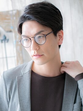 モッズヘア メン 南越谷南口店(mod's hair men) アップバングアースカラー大人メンズショートY南越谷