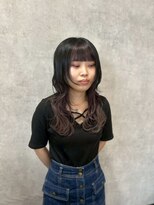 ヘアーワークス ボナ ウニクス店(HAIR WORKS bona)&nbsp;顔まわり大胆レイヤー◎ニュアンス裾カラー/Wカラー
