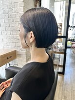 アーロン(aaron)&nbsp;【サロンワーク】大人のショートボブ。