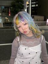 ロテ 名古屋 名駅店(Lote.)&nbsp;ミディアムヘア/デザインカラー/フェイスフレーミング/名古屋