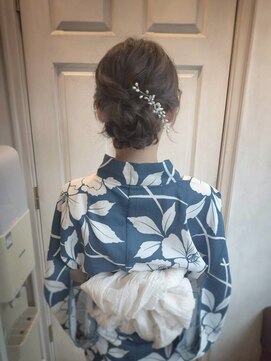 アロマ ヘアー ルーム 新宿3号店(AROMA hair room) 浴衣ヘア 和装ヘア シニヨン