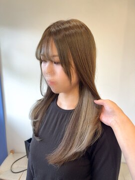 ジジ フィーカ 佐野(Gigi fika) オリーブベージュ×ミルクティーグレージュ