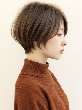 ウィールール 手稲店(WE RULE) 20代30代40代50代丸みとくびれショートカット手稲白髪ぼかし