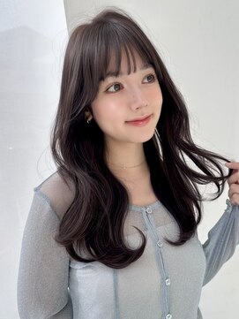 バイオレットジェム(Violet`jem) ぱっつん前髪サラ艶ロングレイヤーカット艶カラーKA-79