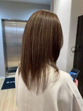 インパークス 北千住店(INPARKS) 大人可愛いミディアムレイヤー　顔まわりカット［北千住］