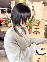 ルーナヘアー(LUNA hair) ウルフカット インナーカラー レイヤー ブリーチ 10代20代30代