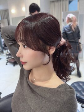 ユーフォリア 池袋東口駅前店(Euphoria) 【Euphoria MITSUKI】結んでも可愛い顔まわり☆ロングレイヤー