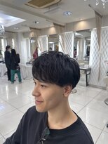 クオリス 赤塚店(QUALIS)&nbsp;春◎20代30代清潔感マッシュパーマなし時短スタイリング