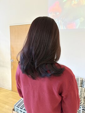 オーガニックエコ 川越(organic+eco) 20代30代春レイヤーカット/イルミナカラー暖色ブラウン/髪質改善