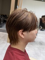 ユニックス ララポート豊洲店(UNIX Salon&Spa) 2Wayセンターパートウルフ/ミルクティーベージュ/豊洲