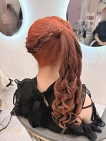 クラン 北新地店(Clan)&nbsp;あみかちゅサイドポニー/北新地ヘアセット